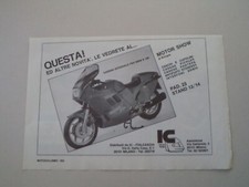 advertising Pubblicità 1984 IC ITALCASCHI MILANO CARENE PER MOTO BMW K100