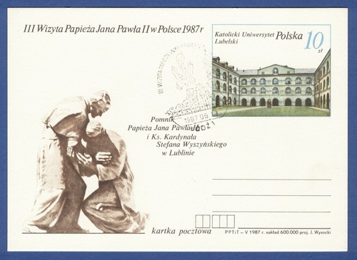 Intero postale polonia - polonia, 1987
