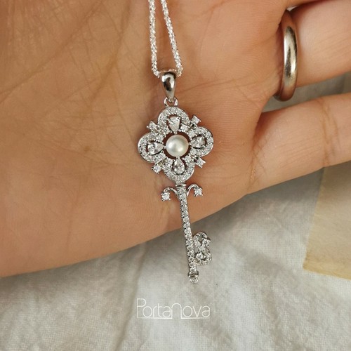 Collana catenina pendente