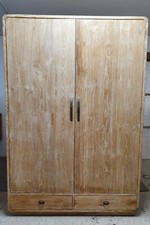 Armadio in Teak decapato, 2