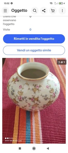 Vasetto porcellana bavarese - vasetto,