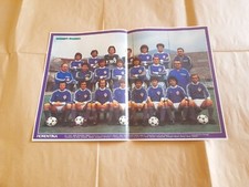 Poster calcio vintage FIORENTINA/Colomba BOLOGNA ( 1980/81 )