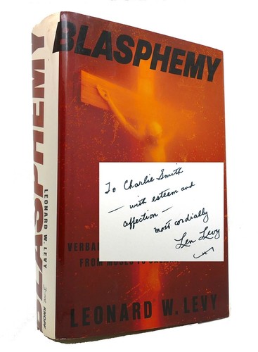 Leonard levy blasphemy verbal - leonard,