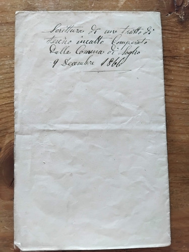 Antica lettera svizzera soglio - antica,