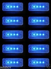 10 X 24V BLU LUCE DI CONTORNO