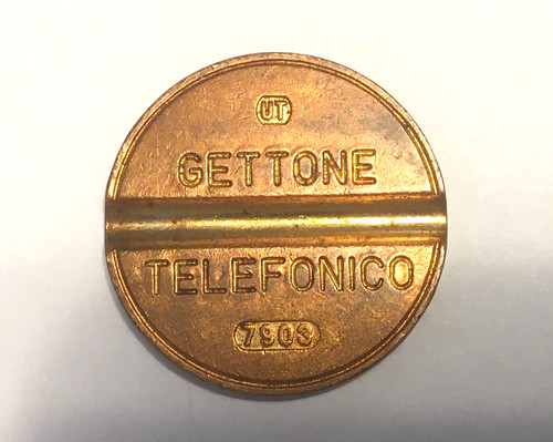 Gettone telefonico con zecca
