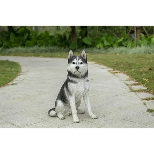 Grande statua siberiana - , husky