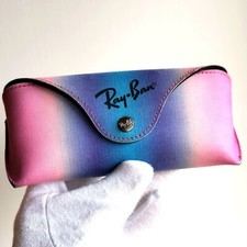 fodero occhiali da sole custodia RAY BAN rayban astuccio sunglasses case blue