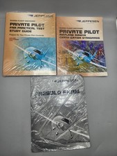 Jeppesen Private Pilot Materials Test Guide Exam Lot Of 3
