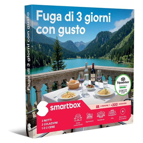 Cofanetto regalo smartbox fuga - cofanetto,