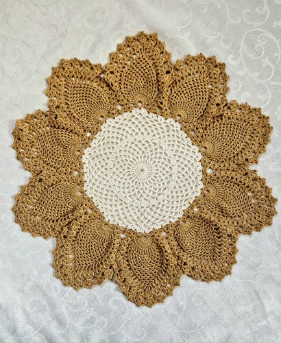 Centrotavola vintage pizzo - vintage, in