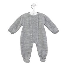 Tuta unica in maglia con cavo