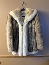 Cappotto pelliccia di coyote e