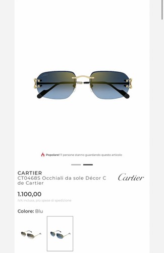 Occhiali cartier uomo - cartier,