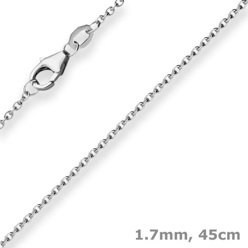 7mm collana ancora - 1,7mm, piatto