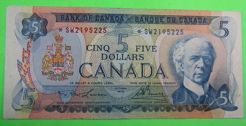 Canada cinque dollari - cinque, *sw