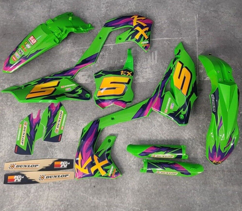 Plastiche grafica kawasaki - +,