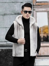 Cappotto pelliccia visone uomo