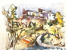 SIROLO ANNI '60 ACQUARELLO O