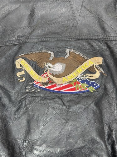Giubbotto bomber vintage - vintage, pelle