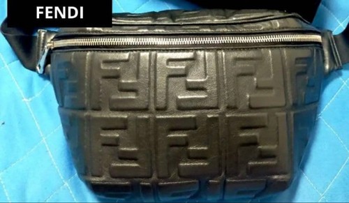 Borsa fendi pelle nera con - fendi,