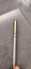 Penna Sfera  VINTAGE 1980 PAPER MATE GOLD PLATED  SILVER PEN MADE IN USA 