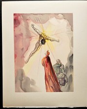 Salvador Dalì - Xilografia originale - Illustrazione Divina commedia 1963