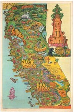 Mappa da parete pittorica