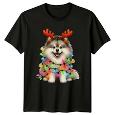 T-shirt da uomo natalizia luci