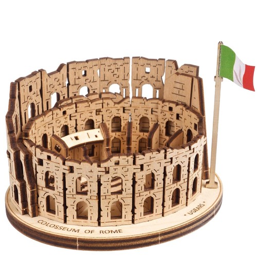 Ugears colosseo roma puzzle - ugears, di