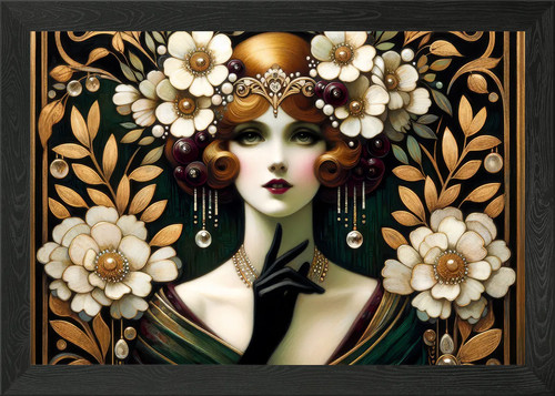 Quadro stampa tela art deco - quadro,