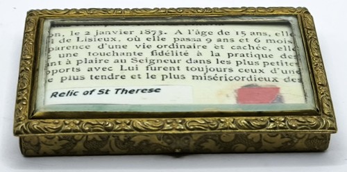Reliquary with relic - reliquary,