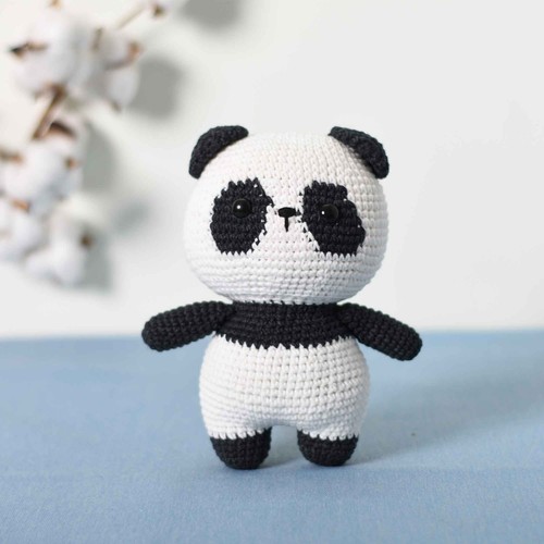 Amigurumi panda all uncinetto - amigurumi,