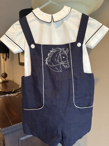 Camicia bianca cavallo - , blu