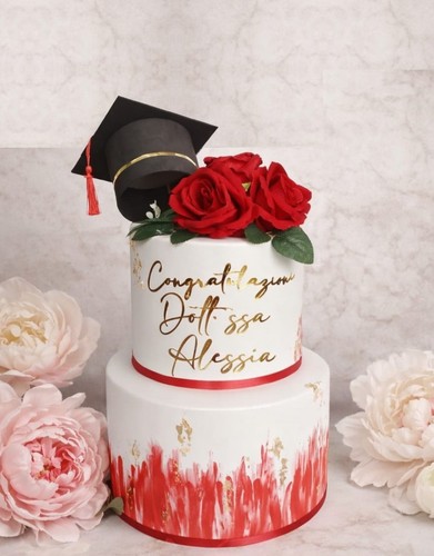 Torta scenografica laurea