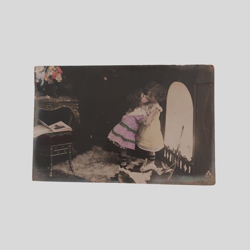 Cartolina epoca bambine - cartolina, d’epoca