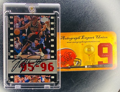 Carta firmata michael jordan - michael,
