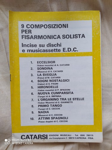 Composizioni per fisarmonica - composizioni,