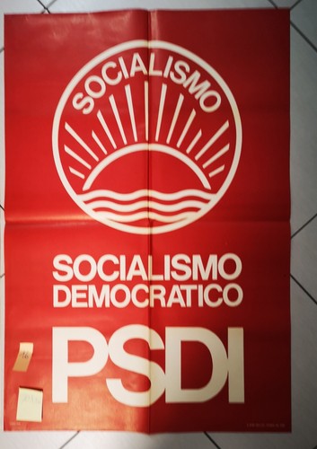 Manifesto originale psdi - manifesto,