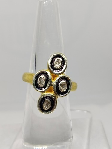 Anello con diamanti polki - con, in