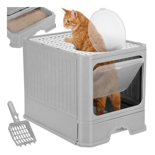 Lettiera chiusa per gatti - lettiera,