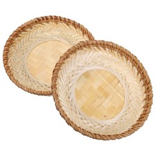 2 Pcs Piatto Snack Intrecciato
