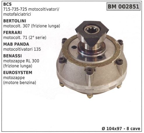 Frizione conica per bcs - conica,