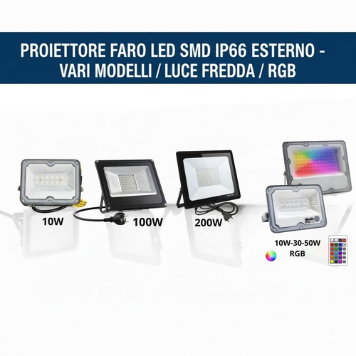 Faro led per esterno - a,