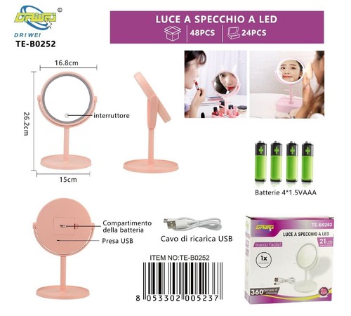 Luce specchio led - specchio, trucco