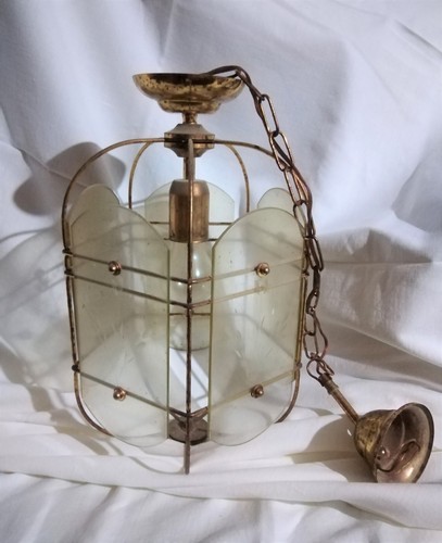 Vecchio lampadario vintage - vecchio,