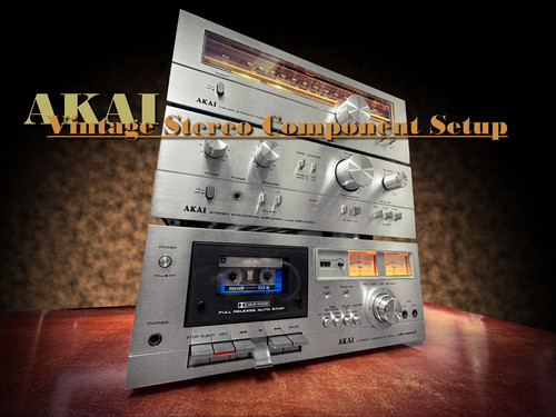 Akai stereo hifi system - akai,