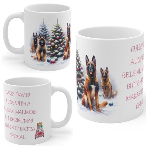11oz ceramic belgian malinois - belgian,