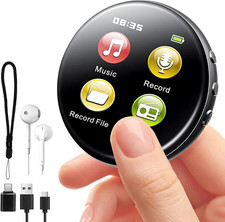 Registratore Vocale 64GB Con Display – Mini Registratore Con MP3, Sveglia, Regis