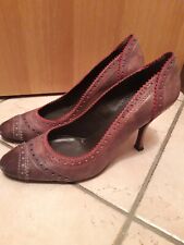 Scarpa donna decollete in cuoio Maliparmi colore cuoio n. 39 tacco 10